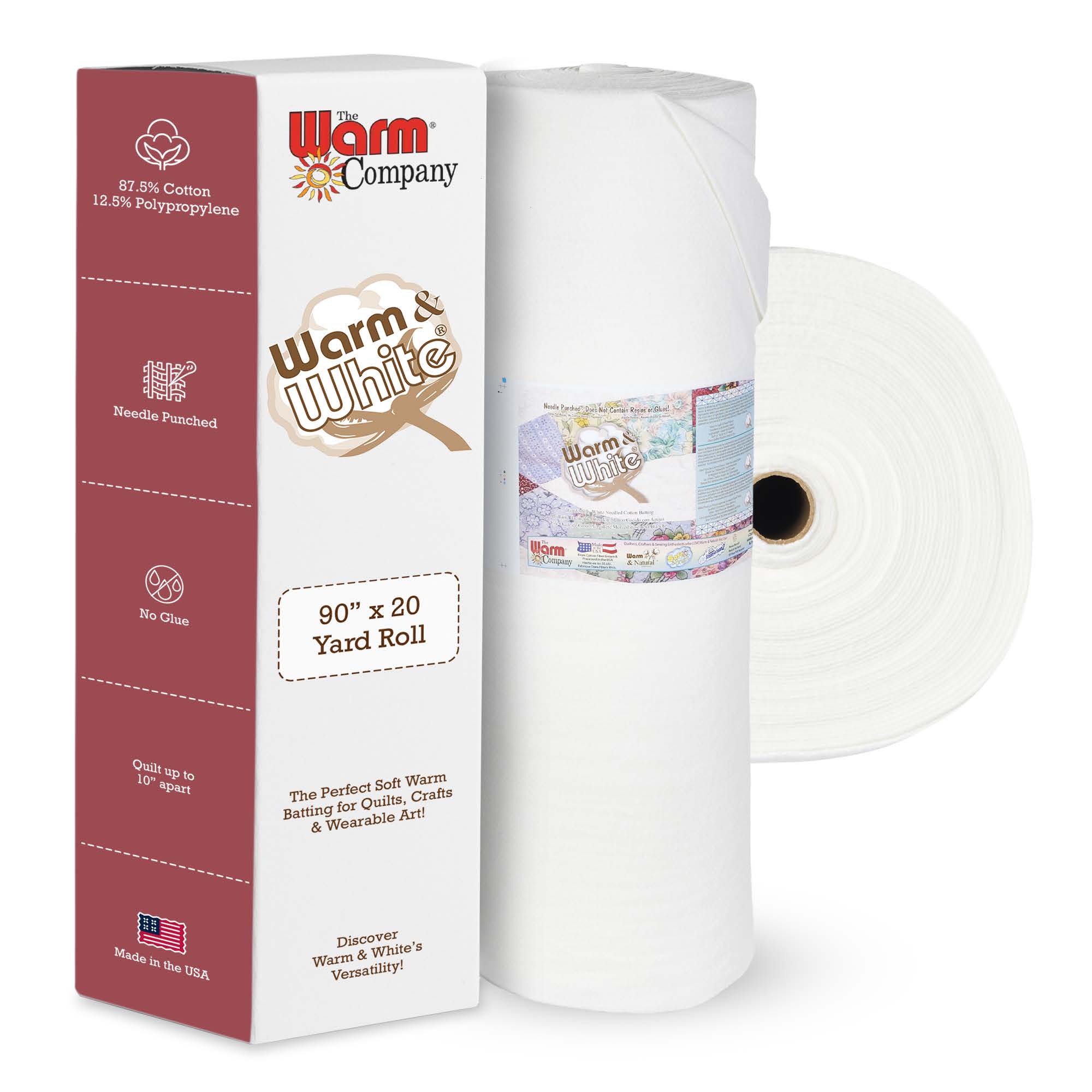 Warm & White 90" X 20 YD Bolt